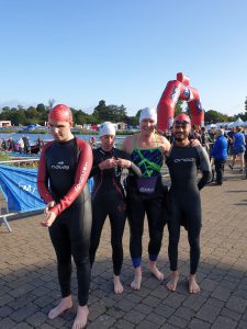 Wave 1 swimmers - Tom, Rebecca, Daiga &amp; Rohit